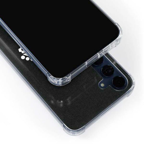 NHL Los Angeles Kings Black Background Galaxy A35 5G Clear Case